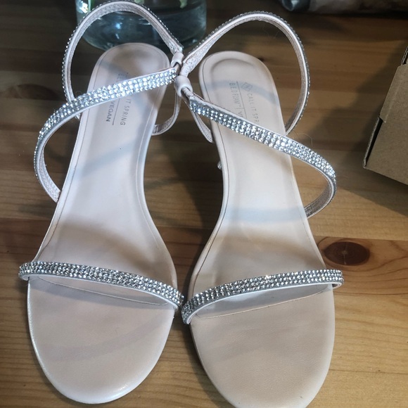 Call it Spring BLUSHH Rhinestone heels - Picture 2 of 7